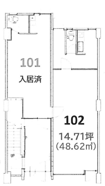 IM互栄大塚ビル102 間取り図