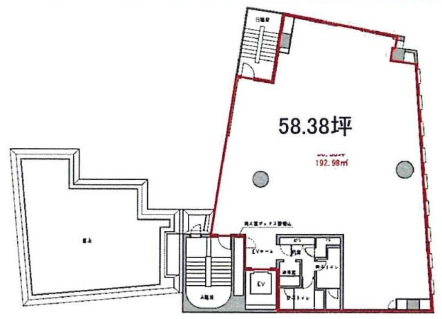 戸浪大森ビル8F 間取り図