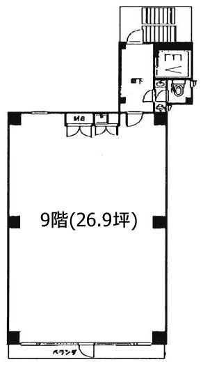 写光ビル9F 間取り図