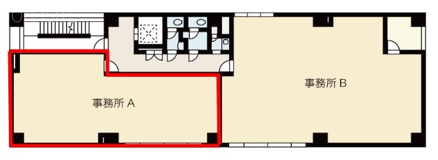 岡安ビルA 間取り図