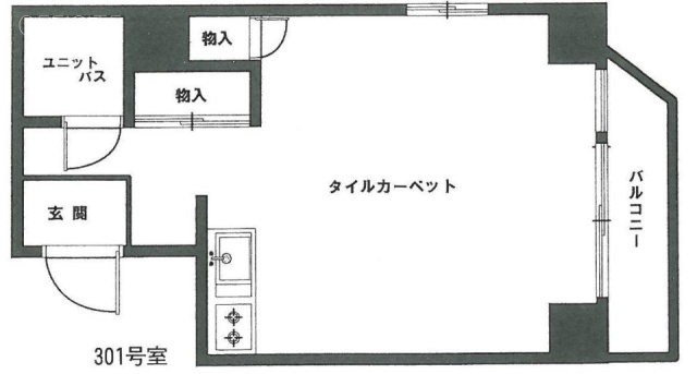 大月ビル3F 間取り図