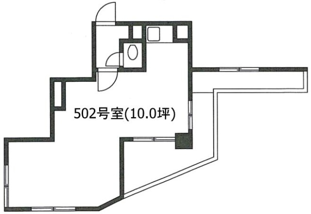 神田セントラルプラザ502 間取り図