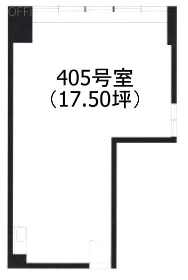 秋葉原再開発ビル405 間取り図