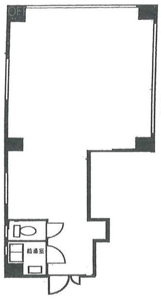 福島屋新井ビル4F 間取り図