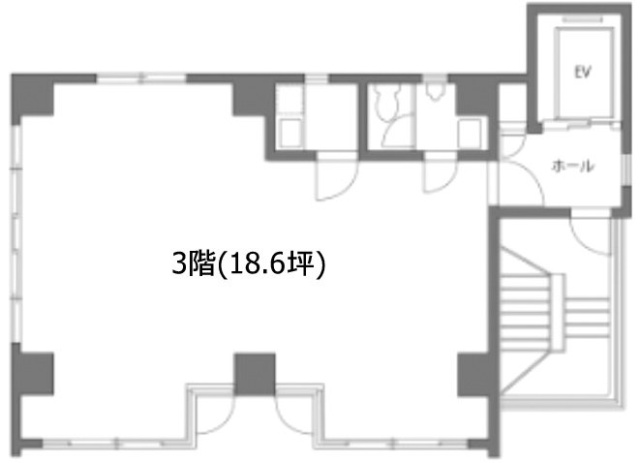 グランバリュー三田ビル3F 間取り図