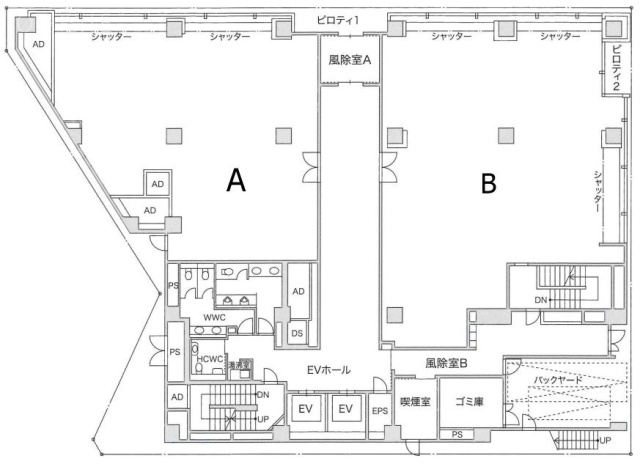 藤久ビル東1号館B 間取り図