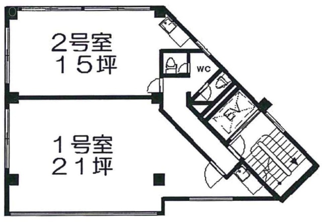 石川ビル4F 間取り図