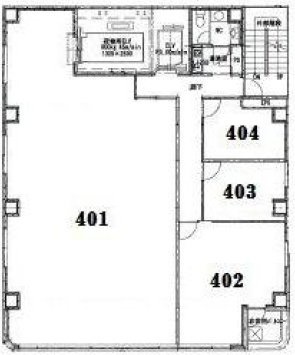 フォーラム浅草田原町401 間取り図