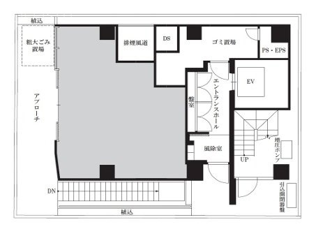 VORT新橋二丁目1F 間取り図