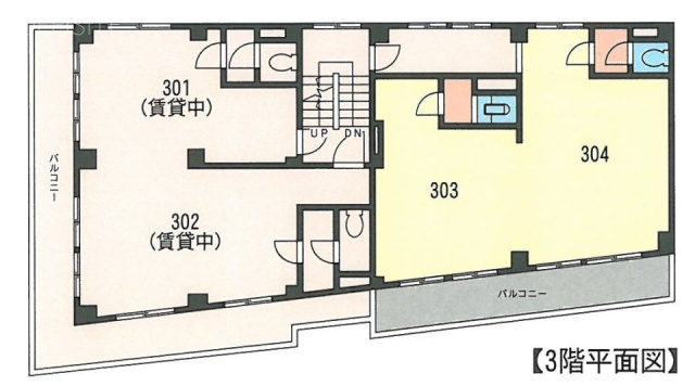 第二駒信ビル303・304 間取り図