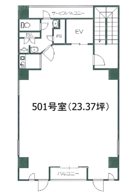 小山ビル501 間取り図