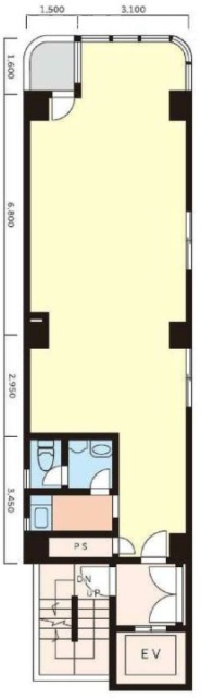 OGURAビル2F 間取り図