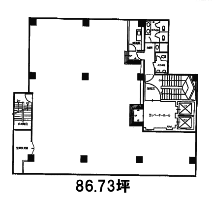 太陽銀座ビル3F 間取り図