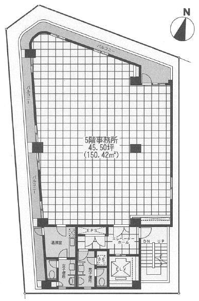 みづほビル5F 間取り図