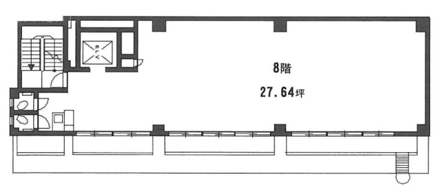ぶよおビル8F 間取り図