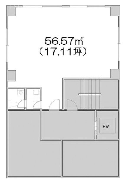 新宿税理士ビル別館2F 間取り図