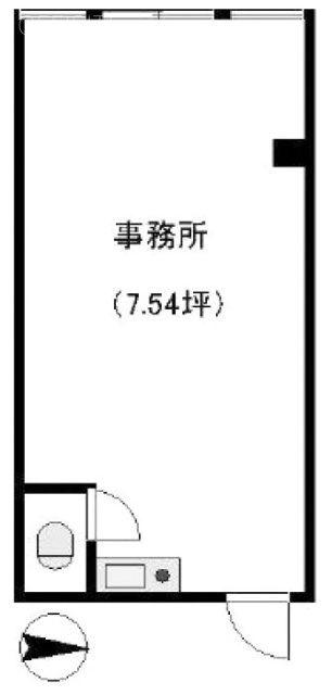 金重ビルB 間取り図