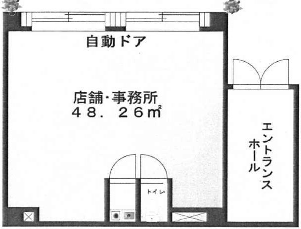 ヴェルティ中野ビル1F 間取り図