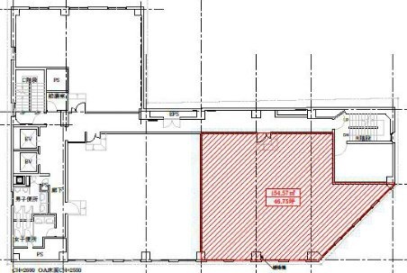 三鷹三菱ビル7F 間取り図