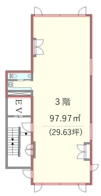 南青山銕仙会ビル3F 間取り図