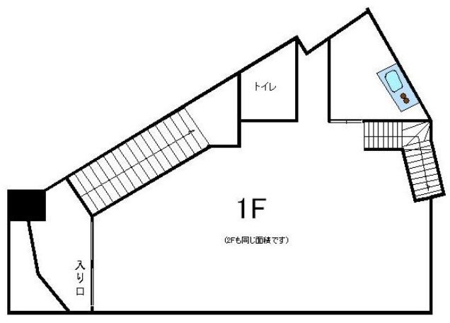 西原ビル1F 間取り図