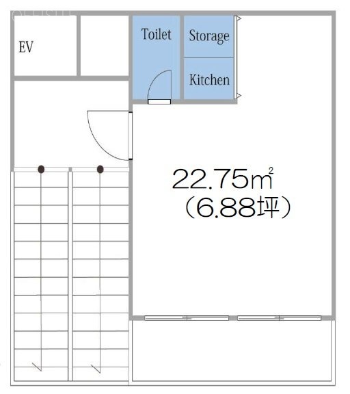 八重洲シティビル5F 間取り図