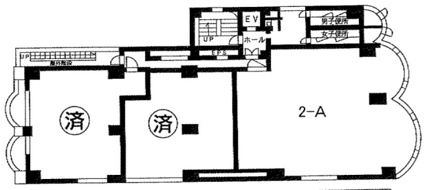 フロムワン恩田ビル2F 間取り図
