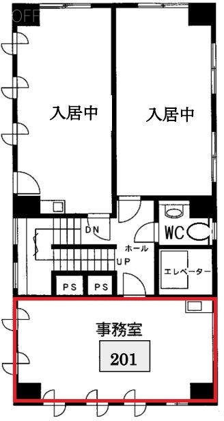 セントラルビル201 間取り図