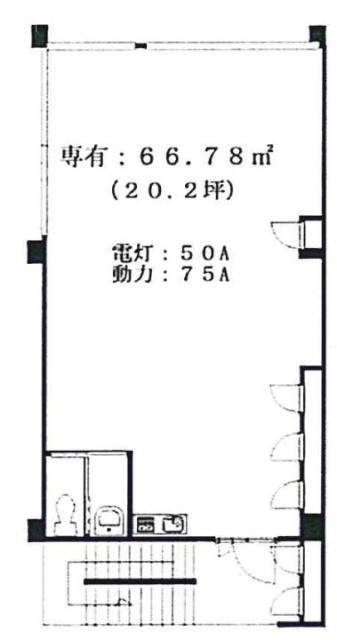 安藤ビル53F 間取り図