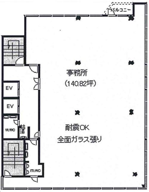 横浜関内ビル10F 間取り図