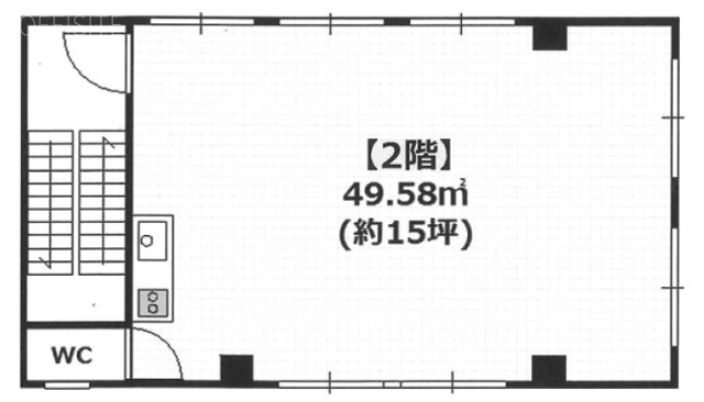 浜町ビル2F 間取り図