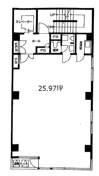 神保町フロント3F 間取り図