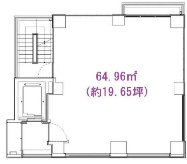GINZA7458F 間取り図
