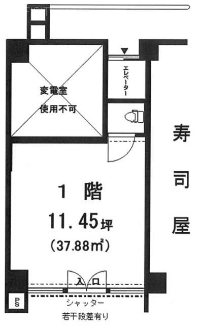 セブンスターマンション第3五反田101 間取り図