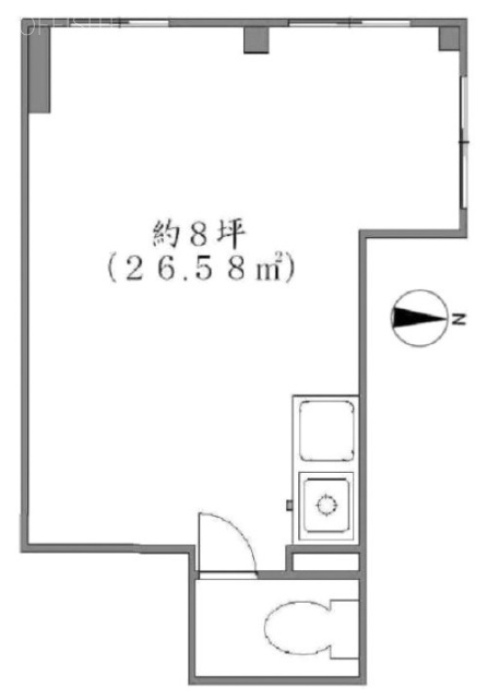神田吉泉ビル1F 間取り図