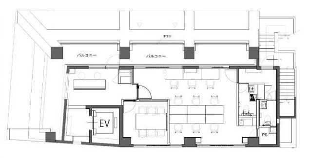 Grandir日本橋小伝馬町(旧 ハニー小伝馬町ビル)7F 間取り図