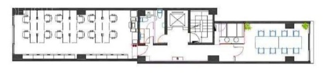 芝大門スクエア4F 間取り図