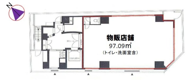 NBアネックスビル1F 間取り図