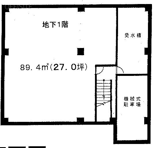 日本橋小谷商事ビルB1F～1F 間取り図