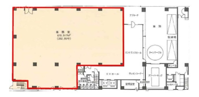 FORECAST桜橋1F 間取り図