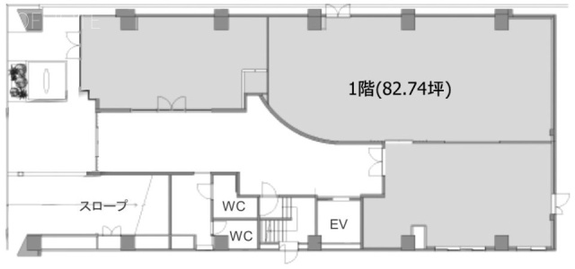 IEIイマス高輪ビル1F 間取り図