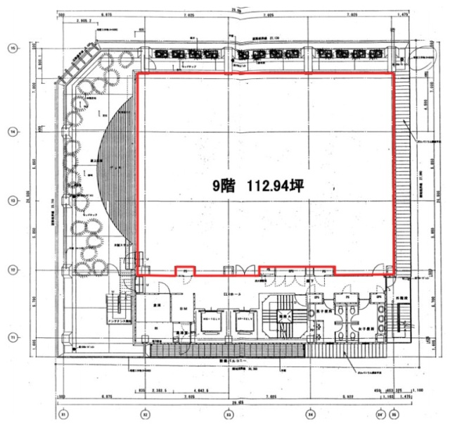 オリックス池袋ビル9F 間取り図