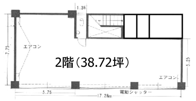 滝澤ビル2F 間取り図