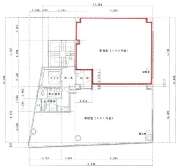 グリーンビル402 間取り図