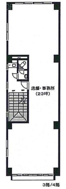 国分寺川端ビル3F 間取り図