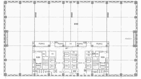 品川シーサイドウエストタワー7F 間取り図