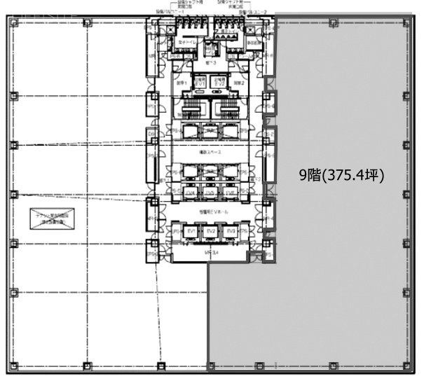 有明セントラルタワー9F 間取り図