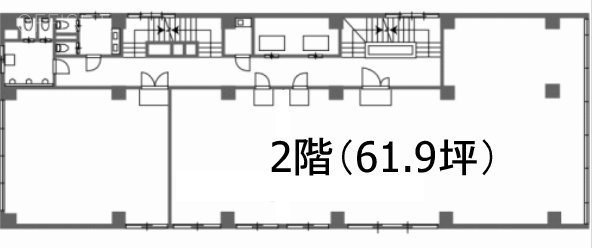 文化エステート四谷2F 間取り図