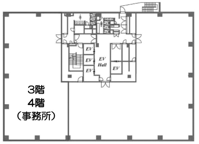 神谷町プライムプレイス4F 間取り図