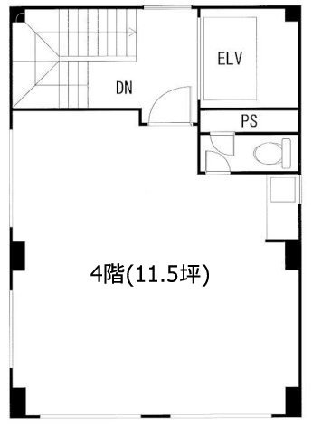 斉藤ビル4F 間取り図